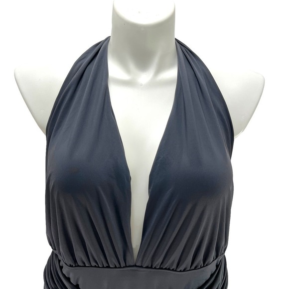 Good American NEW Waist Cincher One-piece Swimsuit In Matte Black Plus Size 3X - Picture 8 of 16